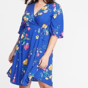 Faux Wrap Dress